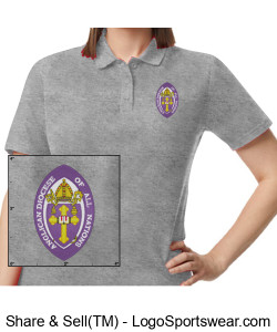 Gildan Ladies Softstyle Double Pique Polo Design Zoom